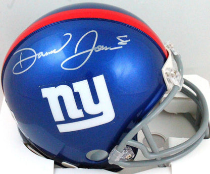 Daniel Jones Autographed New York Giants Eclipse Mini Helmet
