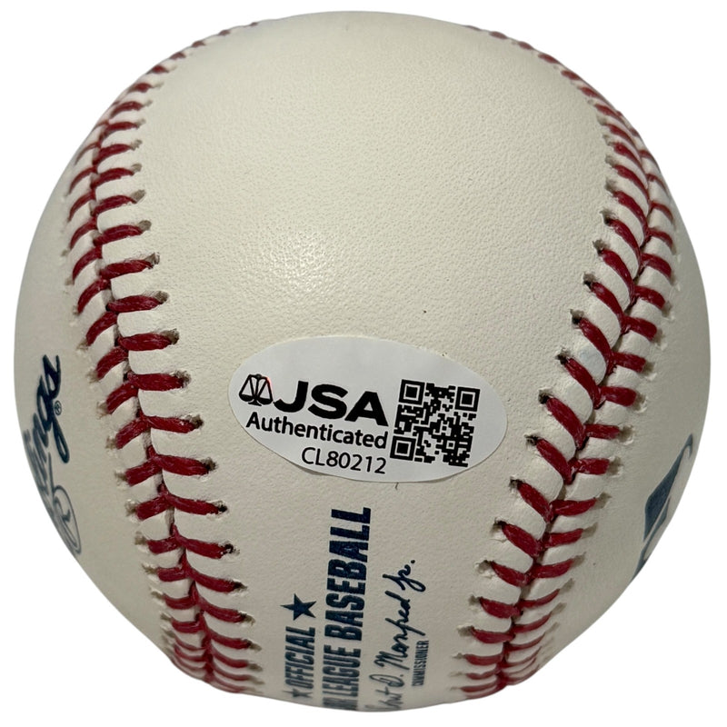 Giancarlo Stanton Autographed ROMLB Baseball (2017 MVP Inscription)