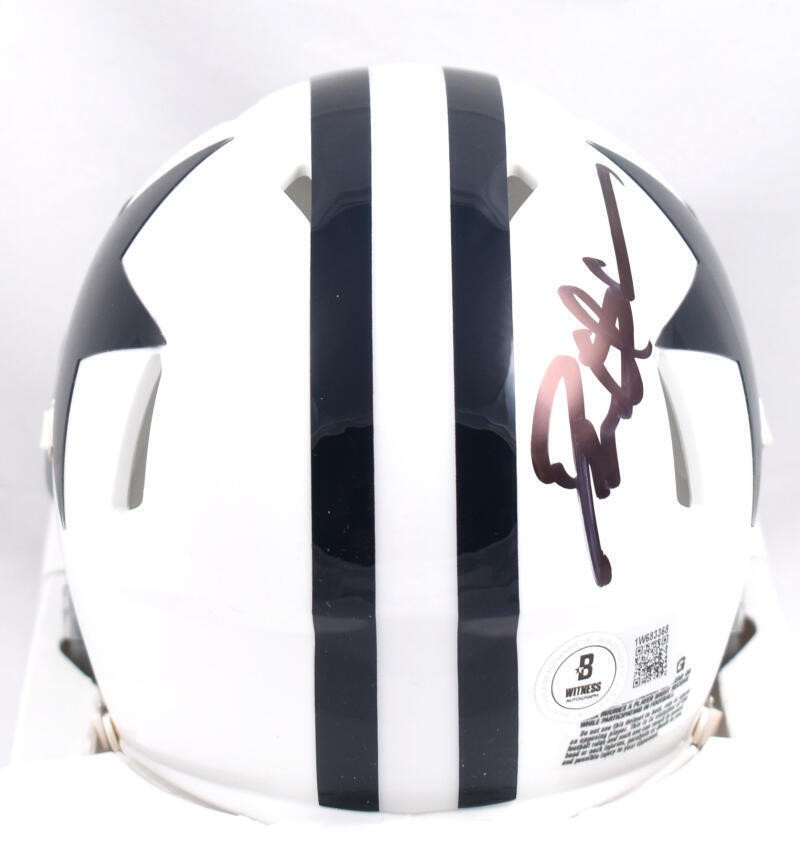 Deion Sanders Signed Dallas Cowboys 1960-63 Throwback Speed Mini Helmet