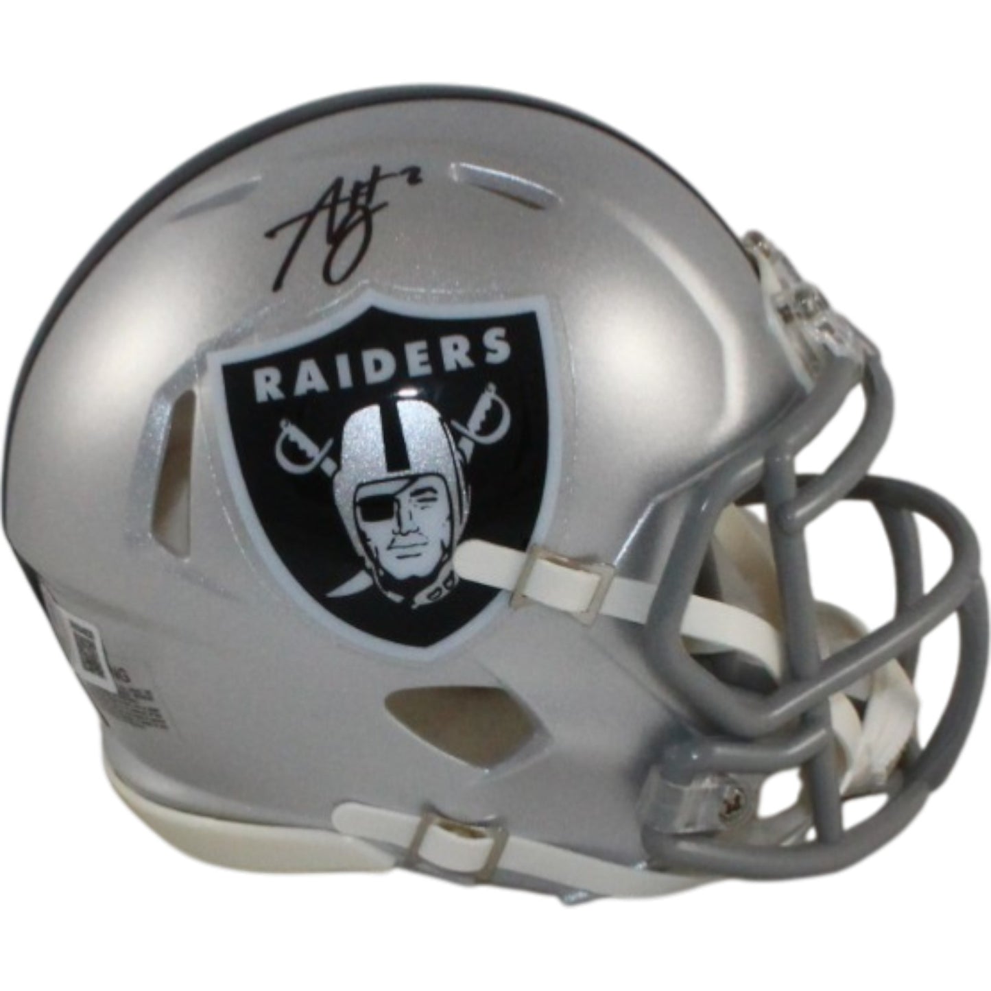 Ashton Jeanty Autographed Las Vegas Raiders Mini Helmet (BAS Witnessed)