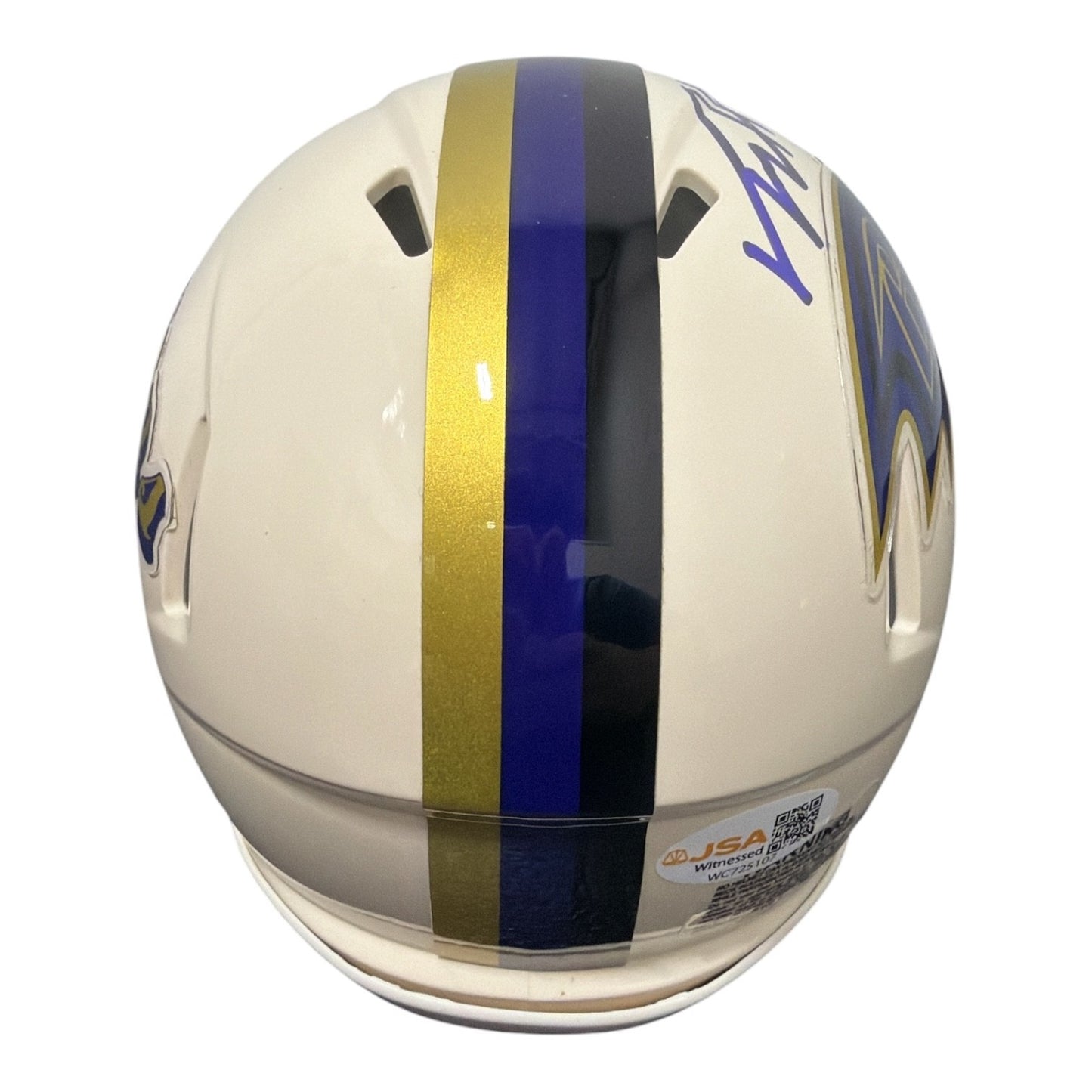 Trey Hendrickson Signed Baltimore Ravens Retro Mini Helmet