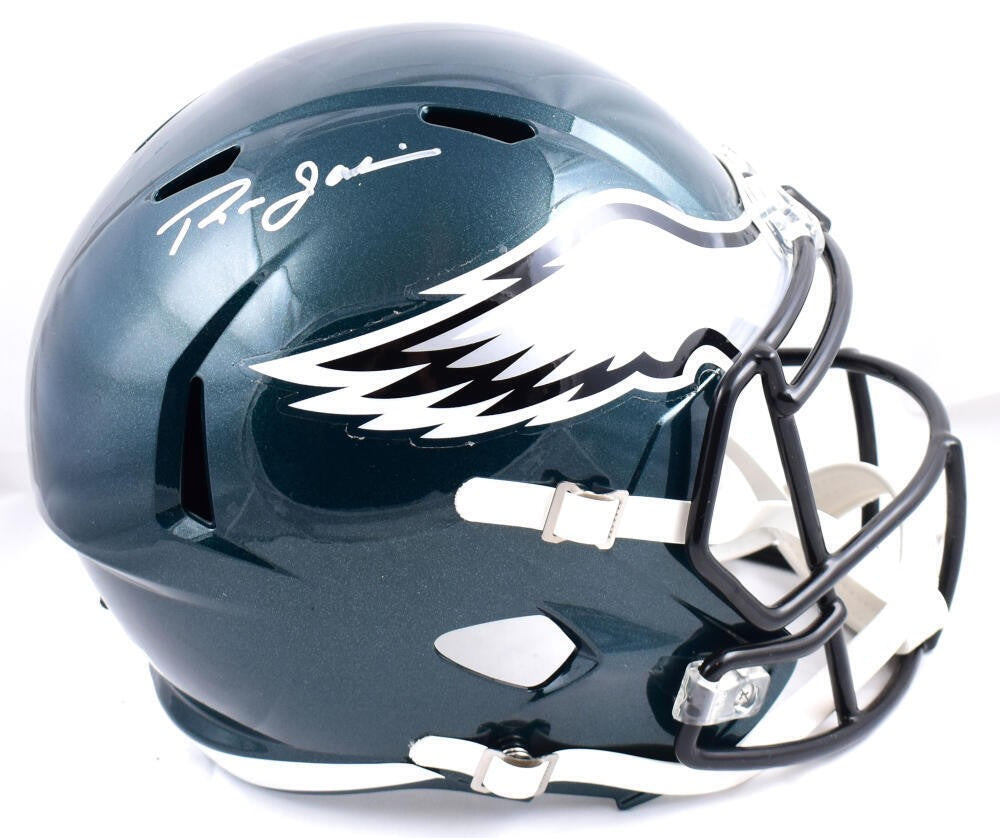 Ron Jaworski Signed Philadelphia Eagles Full Size Speed Replica Helmet