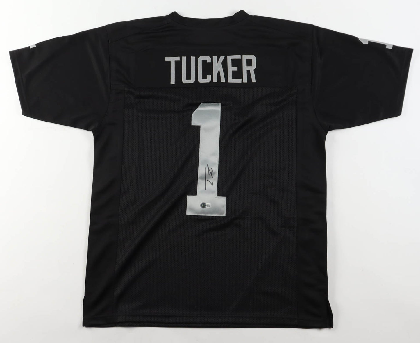 Tre Tucker Autographed Las Vegas Raiders Black Custom Jersey