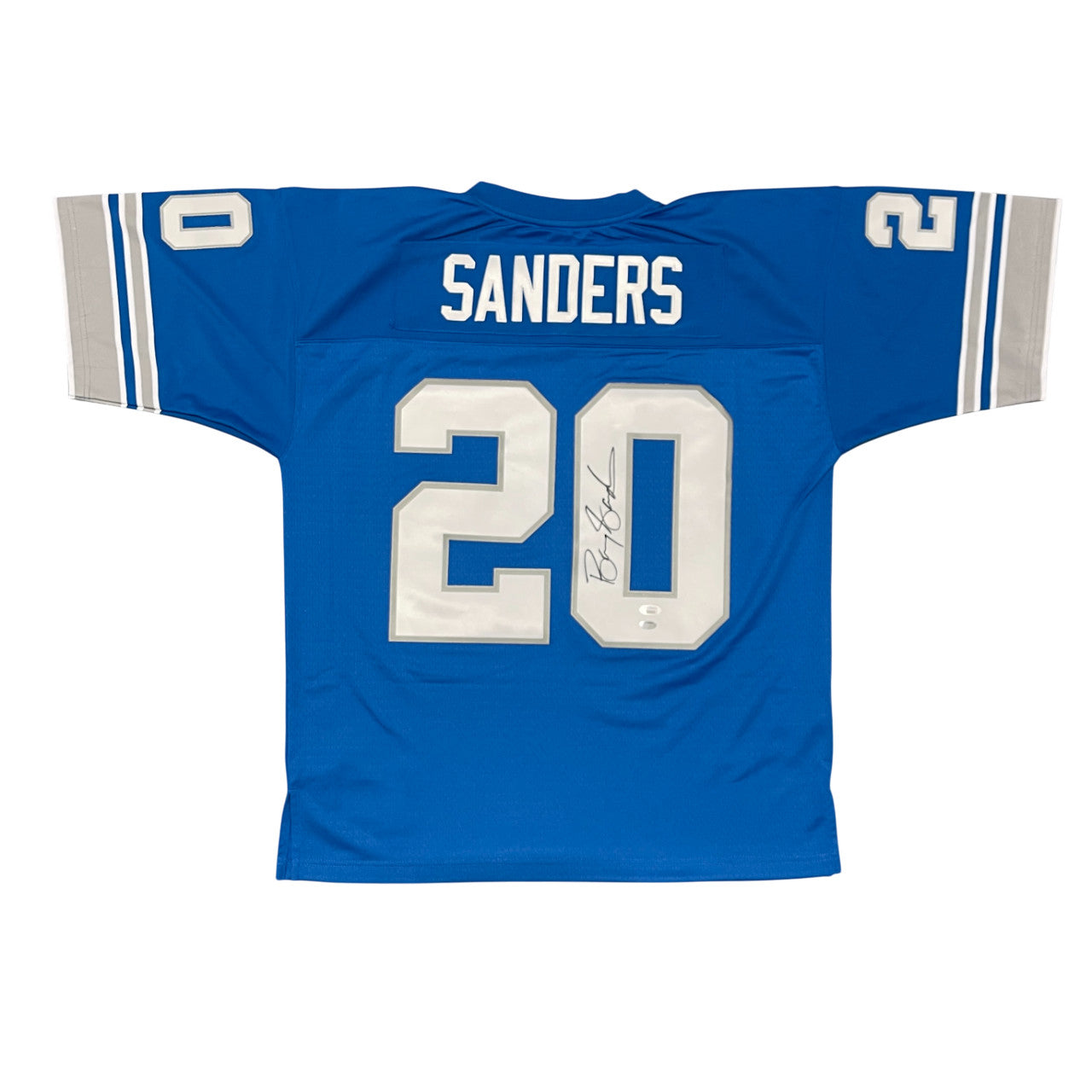 Barry Sanders Signed Detroit Lions Mitchell & Ness Jersey