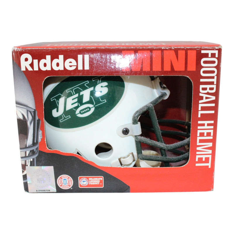 New York Jets Throwback 1998-2008 Riddell VSR4 Authentic Mini Helmet