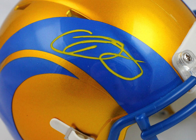 Odell Beckham Jr. Signed Los Angeles Rams Flash Speed Mini Helmet