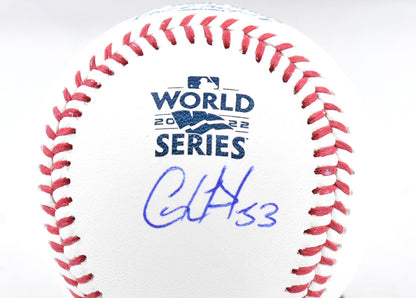 Cristian Javier Autographed World Series Baseball