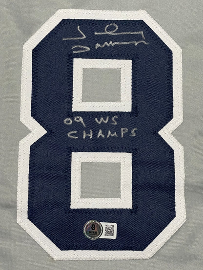 Johnny Damon Signed New York Yankees Custom Jersey (09 WS Champs)