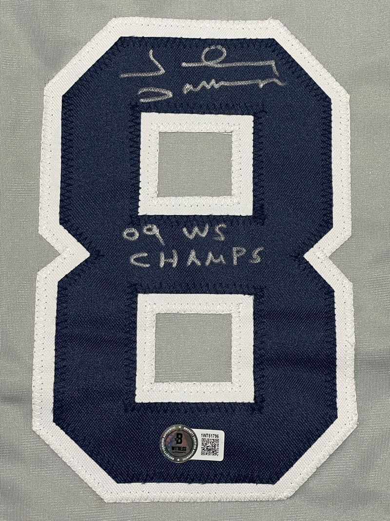 Johnny Damon Signed New York Yankees Custom Jersey (09 WS Champs)