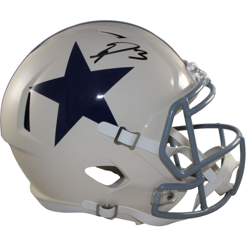 George Pickens Signed Dallas Cowboys Full Size Retro Replica Helmet