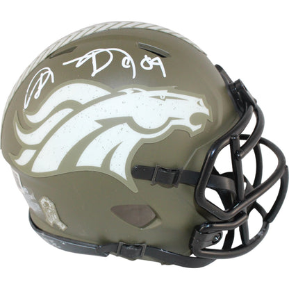 Shannon Sharpe Denver Broncos 2022 Salute to Service Mini Helmet