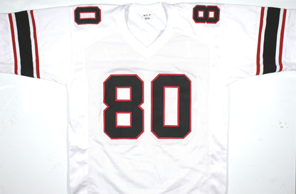 Andre Rison Signed White Custom Pro Style Jersey
