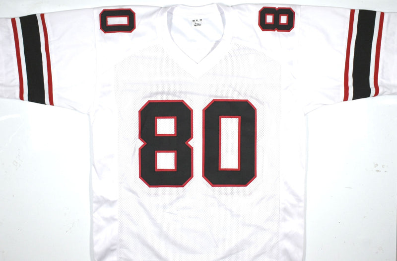 Andre Rison Signed White Custom Pro Style Jersey