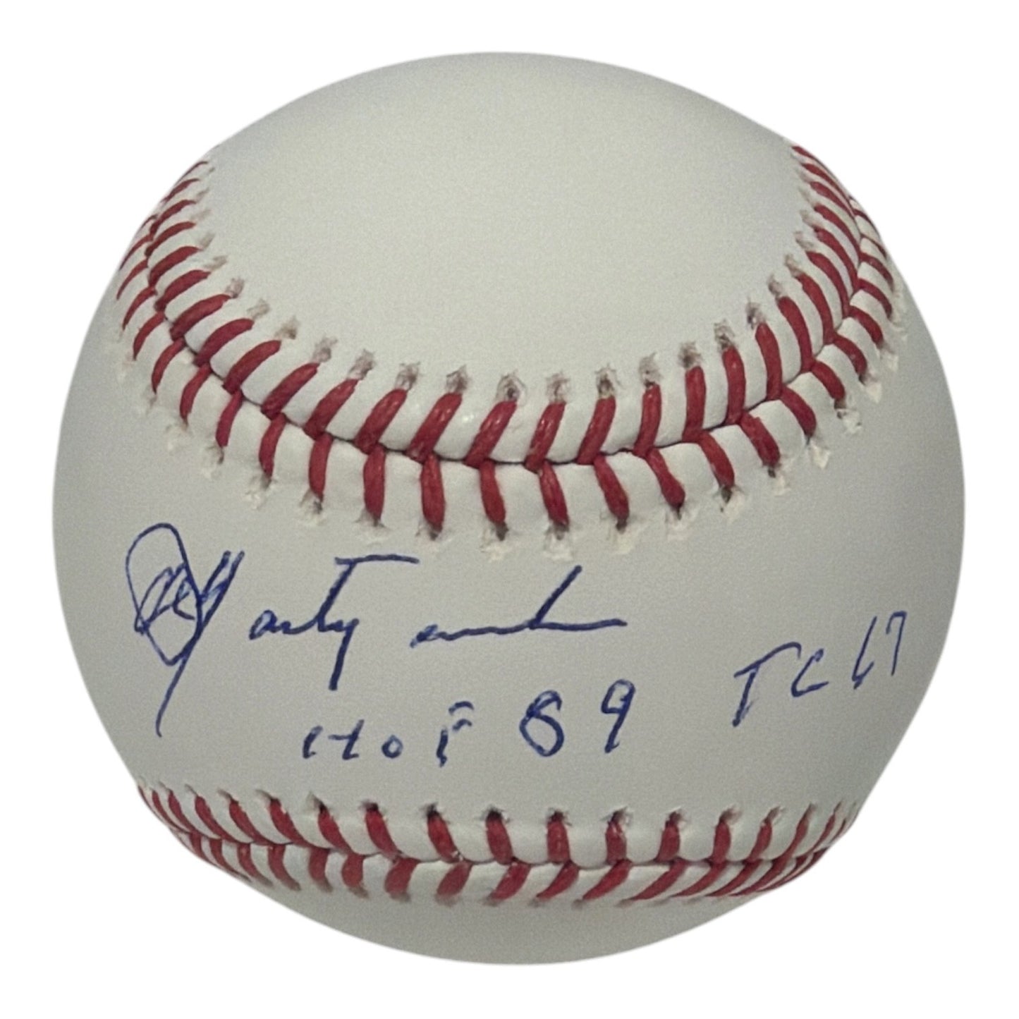 Carl Yastrzemski Signed Official MLB Baseball - HOF 89 & TC 67 Inscriptions