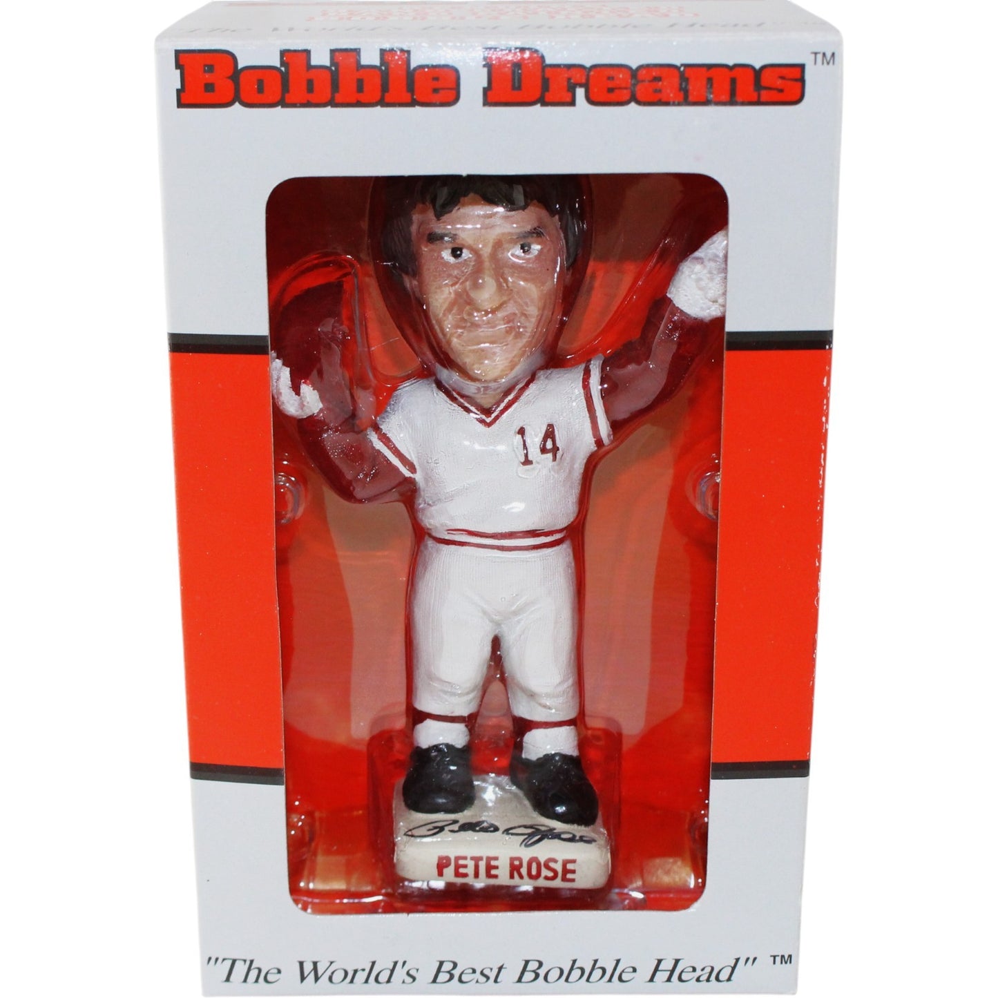 Pete Rose Signed Cincinnati Reds Bobblehead