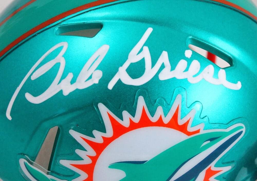 Bob Griese Signed Miami Dolphins Flash Speed Mini Helmet