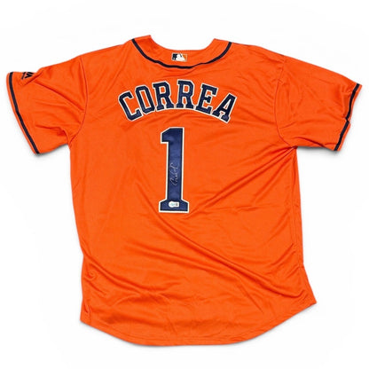 Carlos Correa Signed Houston Astros Custom Replica Jersey