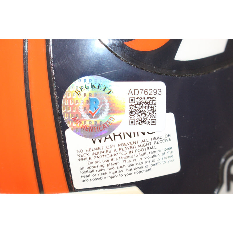 Neil Smith Signed Denver Broncos VSR4 Replica Mini Helmet