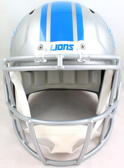 TJ Hockenson Signed Detroit Lions Full Size Speed Replica Helmet - Black
