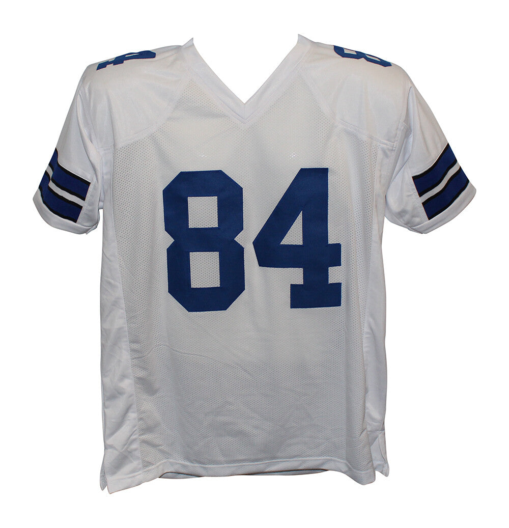 Jay Novacek Signed Dallas Cowboys Custom White Jersey (Beckett COA)