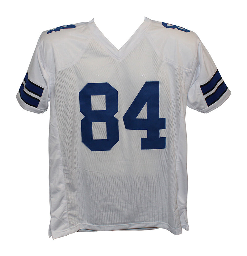 Jay Novacek Signed Dallas Cowboys Custom White Jersey (Beckett COA)