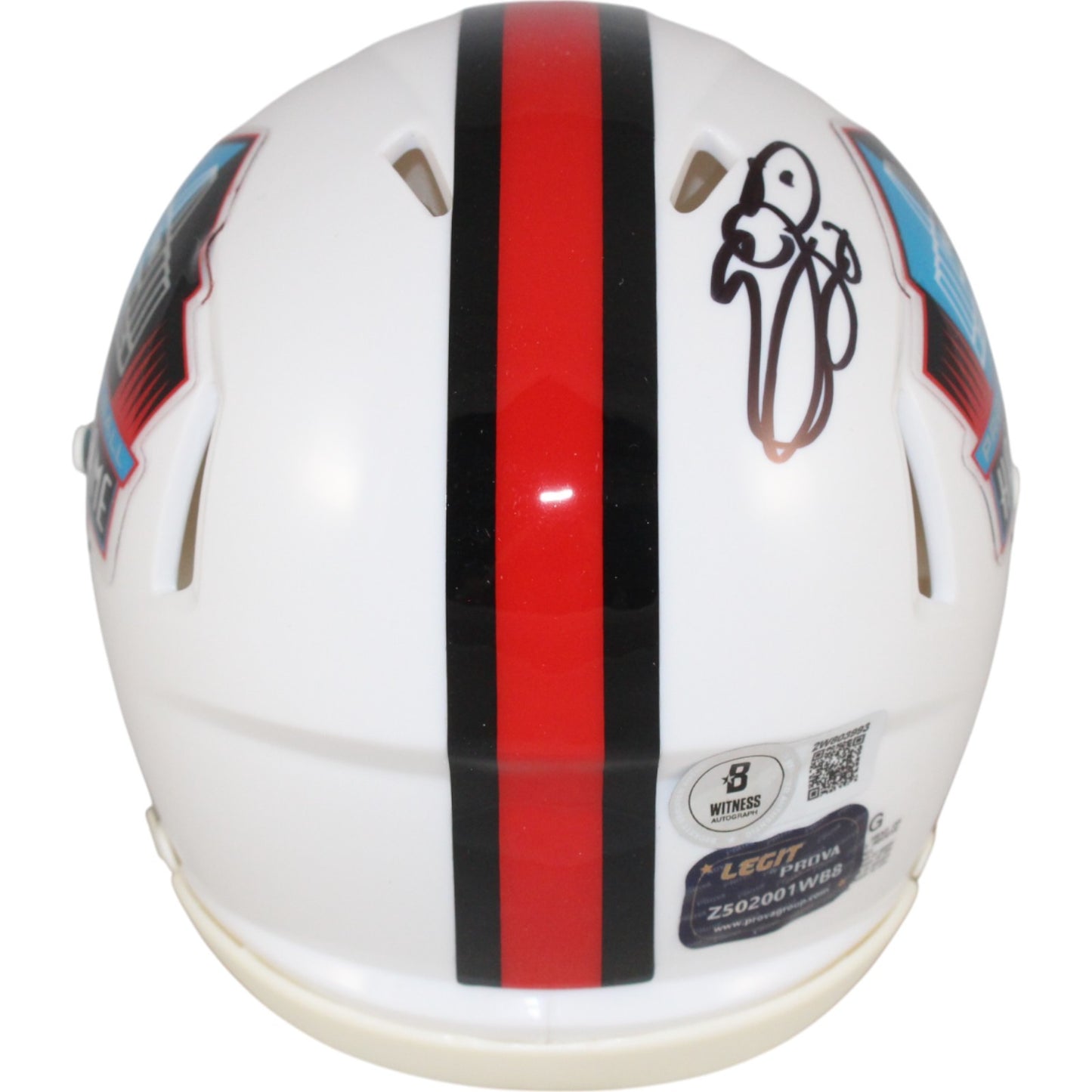 Emmitt Smith Autographed NFL Hall of Fame Speed Mini Helmet (BAS)