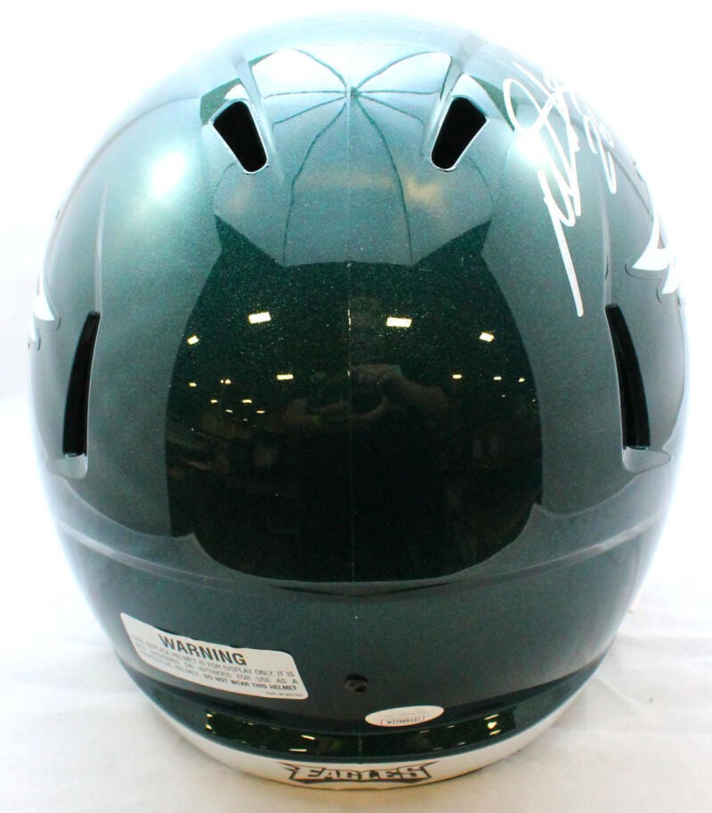 Miles Sanders Autographed Philadelphia Eagles Full Size Speed Helmet