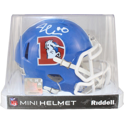 Jonathon Cooper Denver Broncos Autographed Throwback Mini Helmet