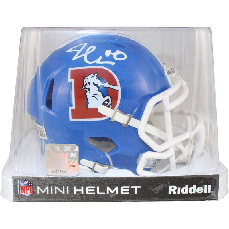 Jonathon Cooper Denver Broncos Autographed Throwback Mini Helmet