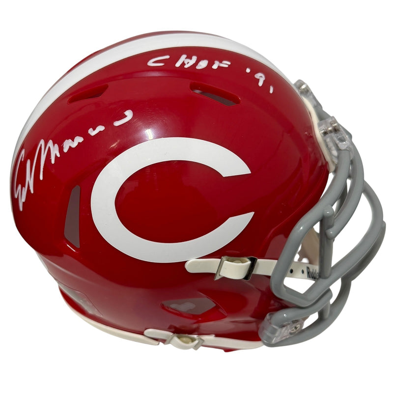 Ed Marinaro Signed Cornell Big Red Custom Mini Helmet JSA