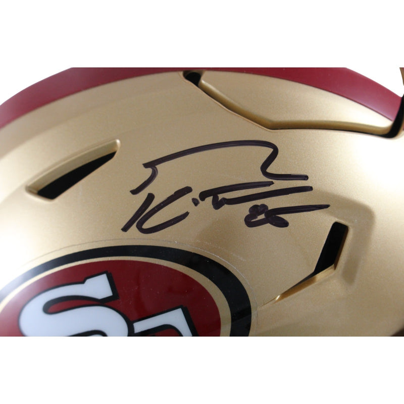 George Kittle Autographed San Francisco 49ers Mid-Size Midi Helmet