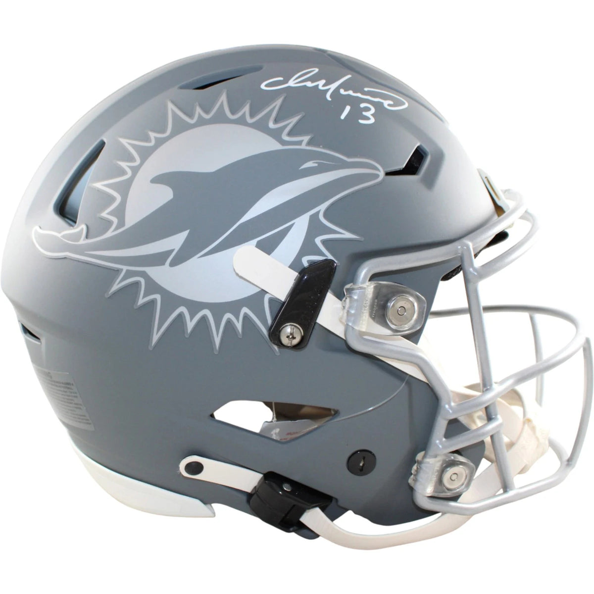 Dan Marino Autographed Miami Dolphins Speedflex Slate Helmet