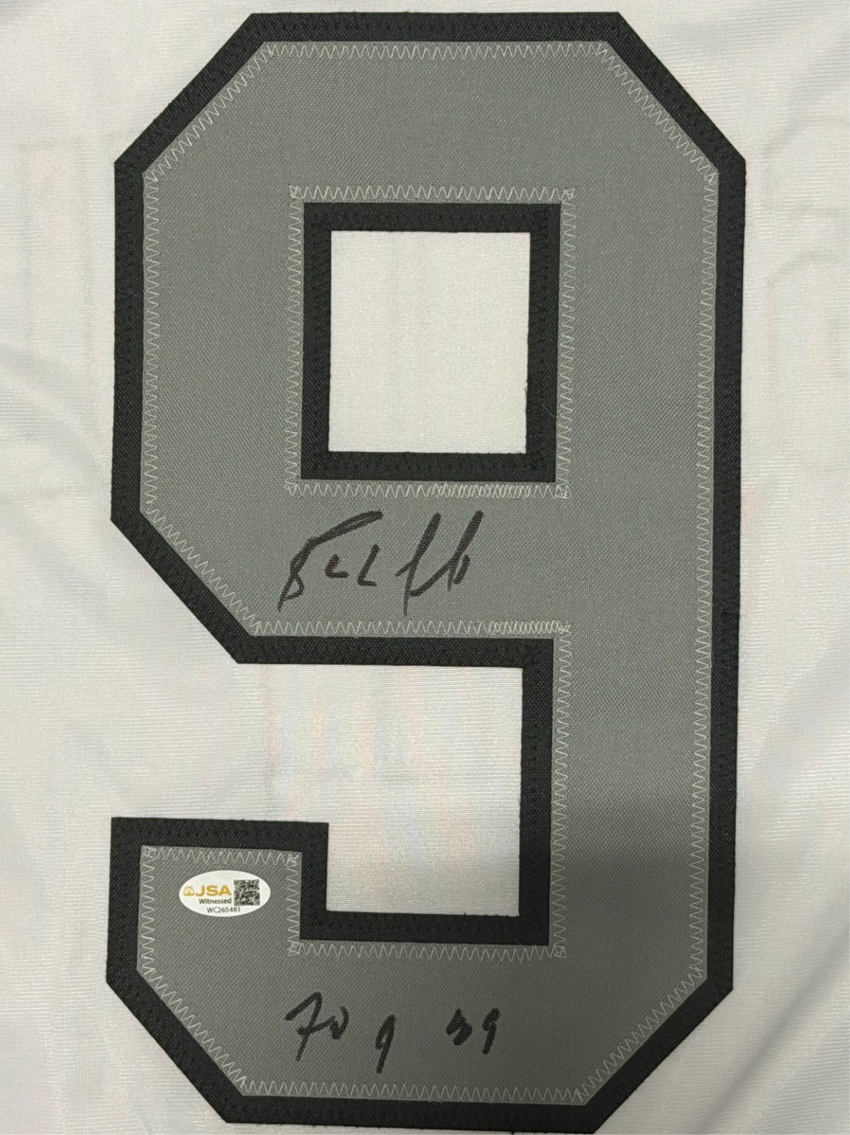 Bernie Nicholls Signed Los Angeles Kings White Custom Jersey (70 Goals '89)