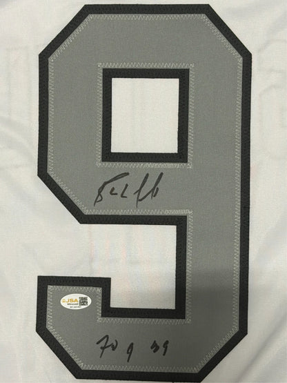 Bernie Nicholls Signed Los Angeles Kings White Custom Jersey (70 Goals '89)