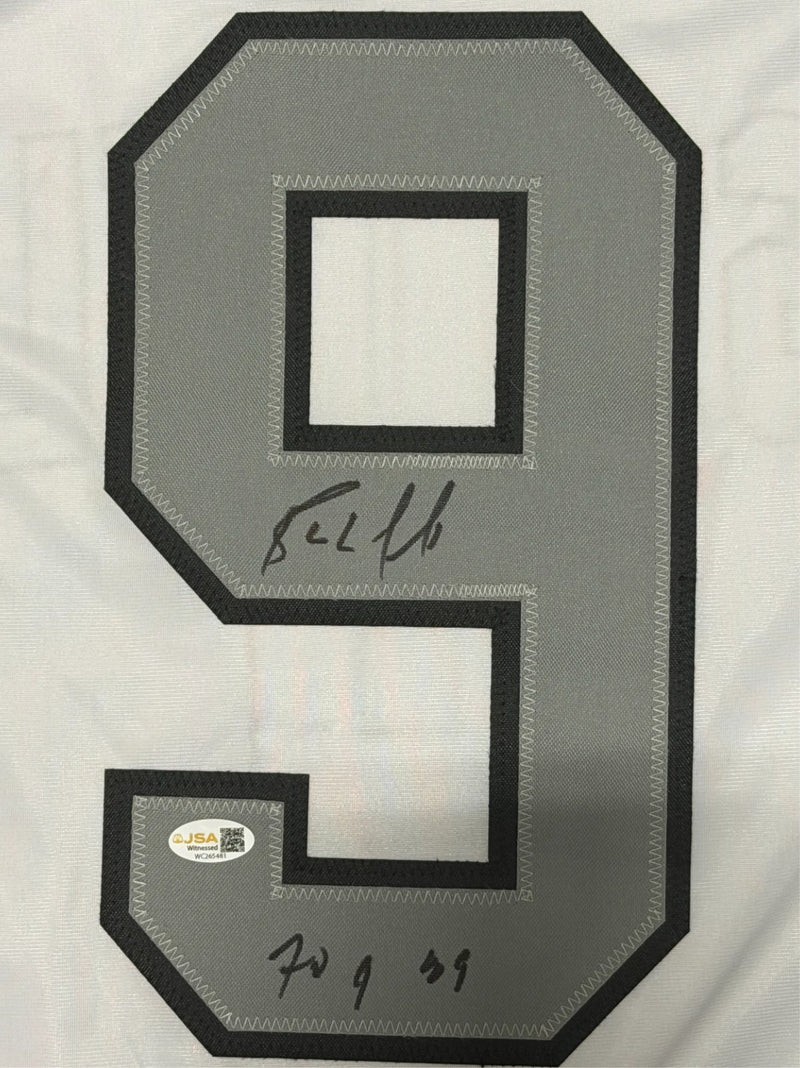 Bernie Nicholls Signed Los Angeles Kings White Custom Jersey (70 Goals '89)