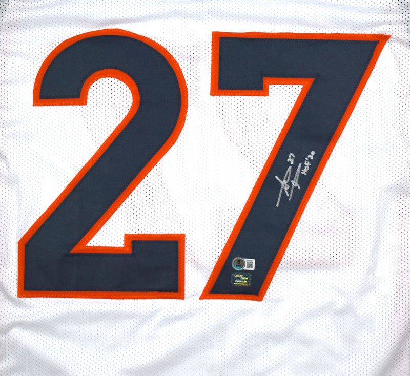 Steve Atwater Autographed Denver Broncos White Custom Jersey HOF Inscription