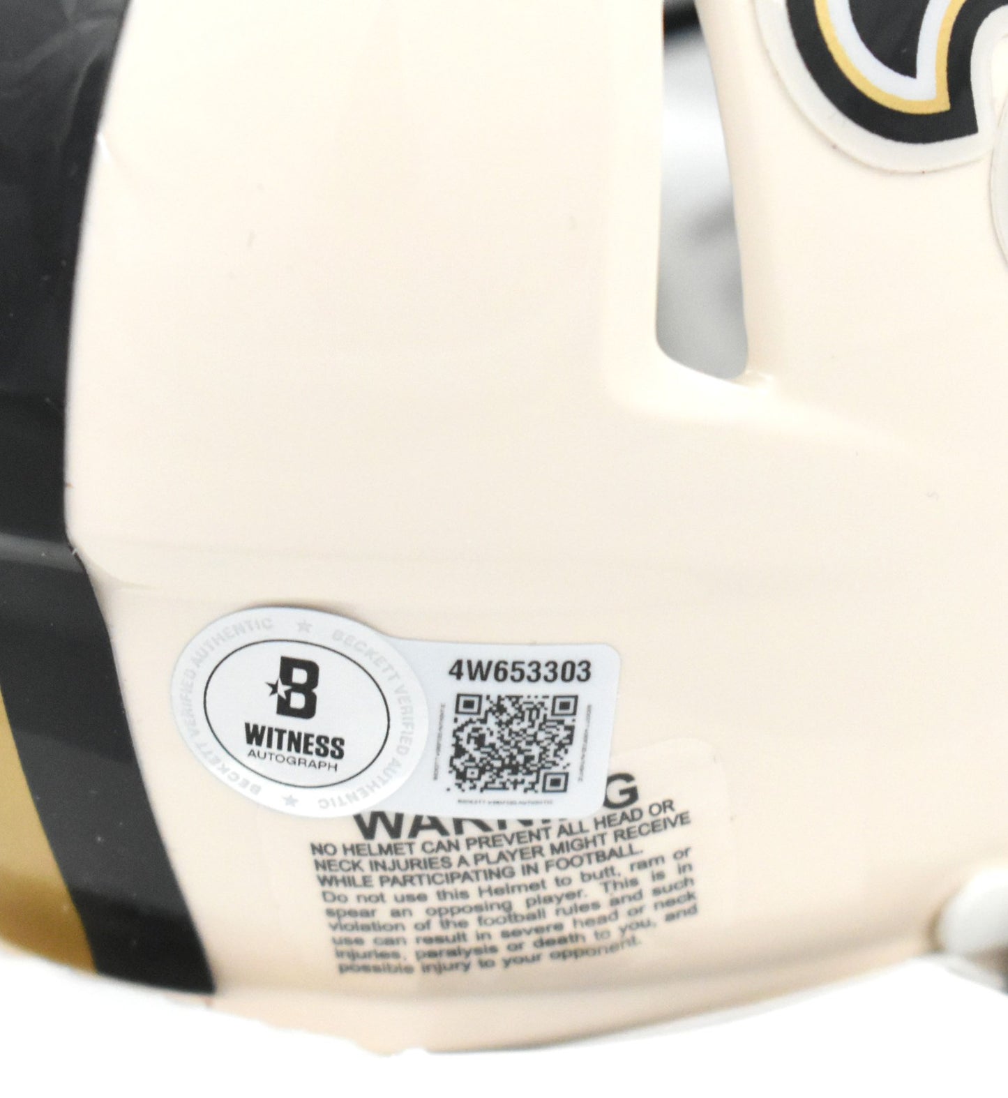 Ricky Williams Autographed New Orleans Saints Retro Mini Helmet