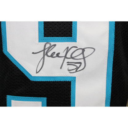 Luke Kuechly Signed Carolina Panthers Black Jersey - HOF Inscription