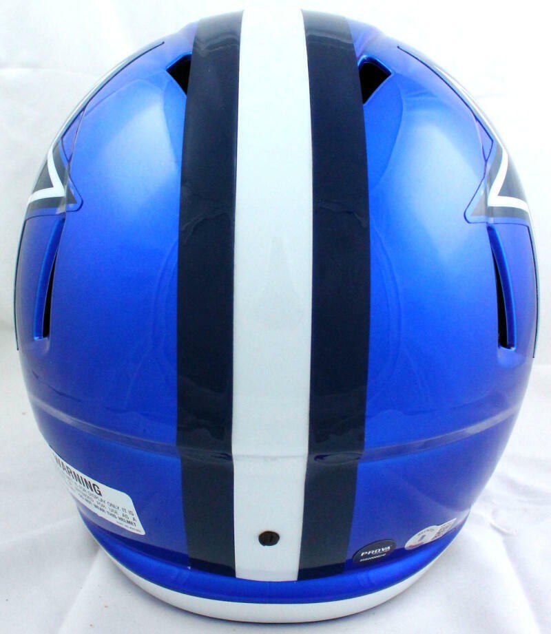 Emmitt Smith Signed Dallas Cowboys Full Size Flash Speed Helmet