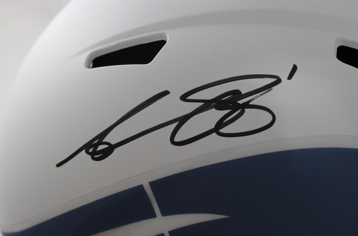 AJ Brown Signed New England Patriots Rivalries Full Size Helmet