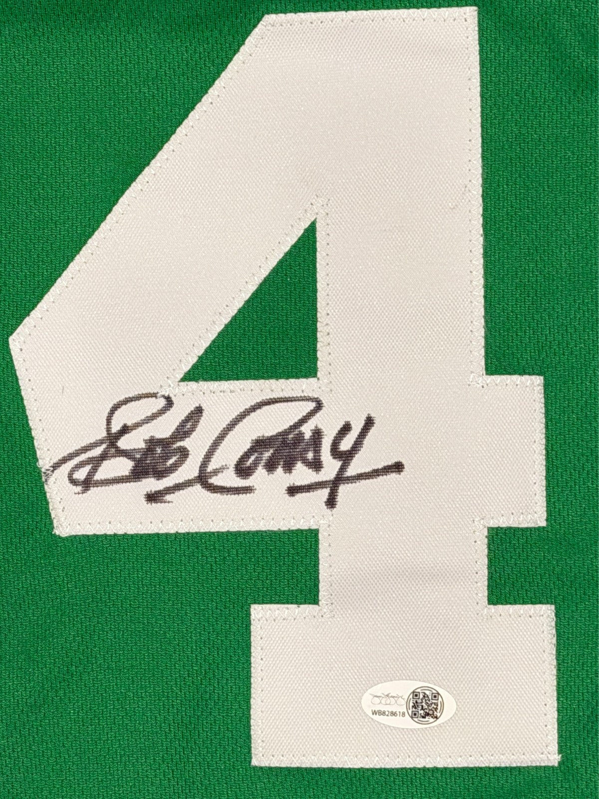 Bob Cousy Boston Celtics Autographed Custom Jersey - JSA