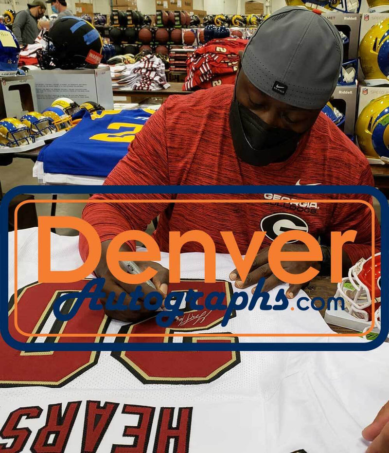 Garrison Hearst Signed San Francisco 49ers Custom Jersey - Beckett BAS