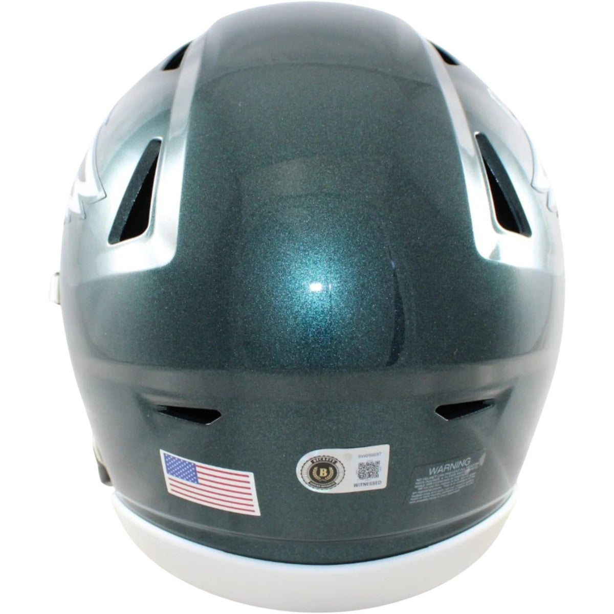 DeVonta Smith Signed Philadelphia Eagles Mid-Size Helmet