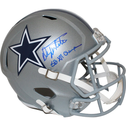Danny White Signed Dallas Cowboys Full Size Replica Helmet (SB XII Champ)