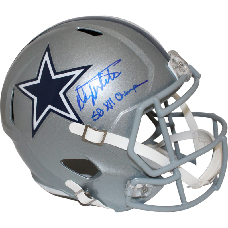 Danny White Signed Dallas Cowboys Full Size Replica Helmet (SB XII Champ)