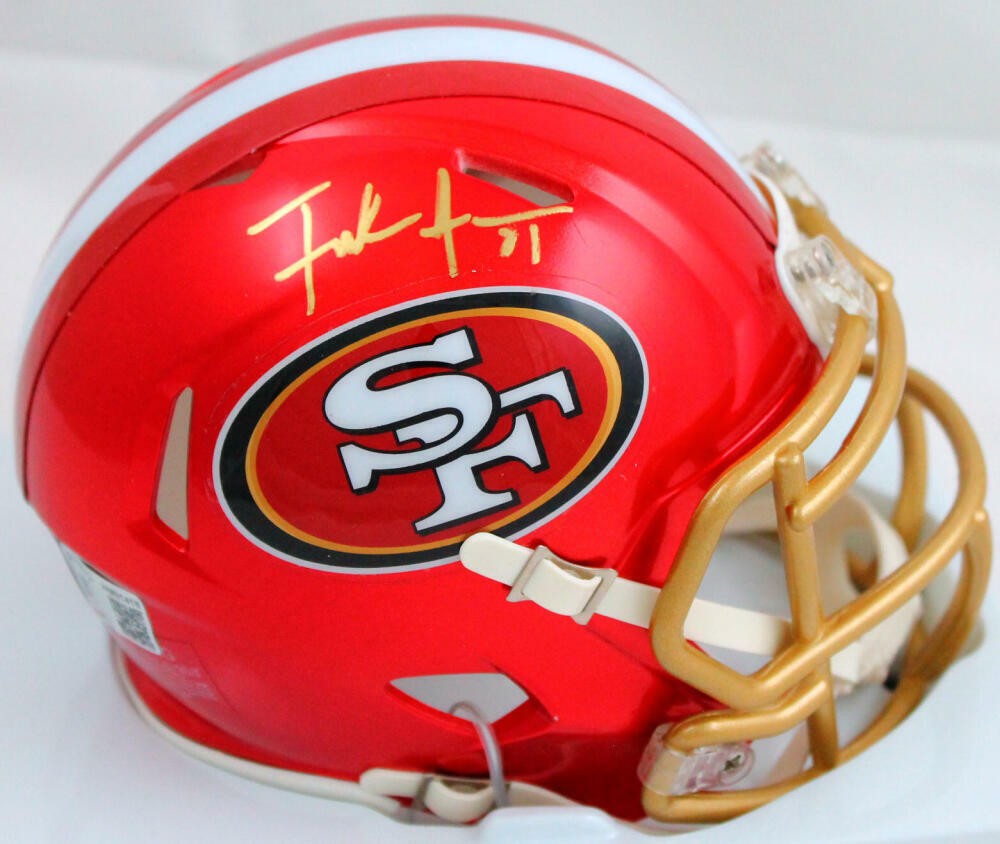 Frank Gore Signed San Francisco 49ers Flash Mini Helmet