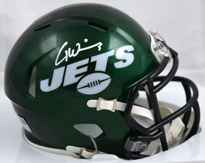 Garrett Wilson Signed New York Jets Speed Mini Helmet - White