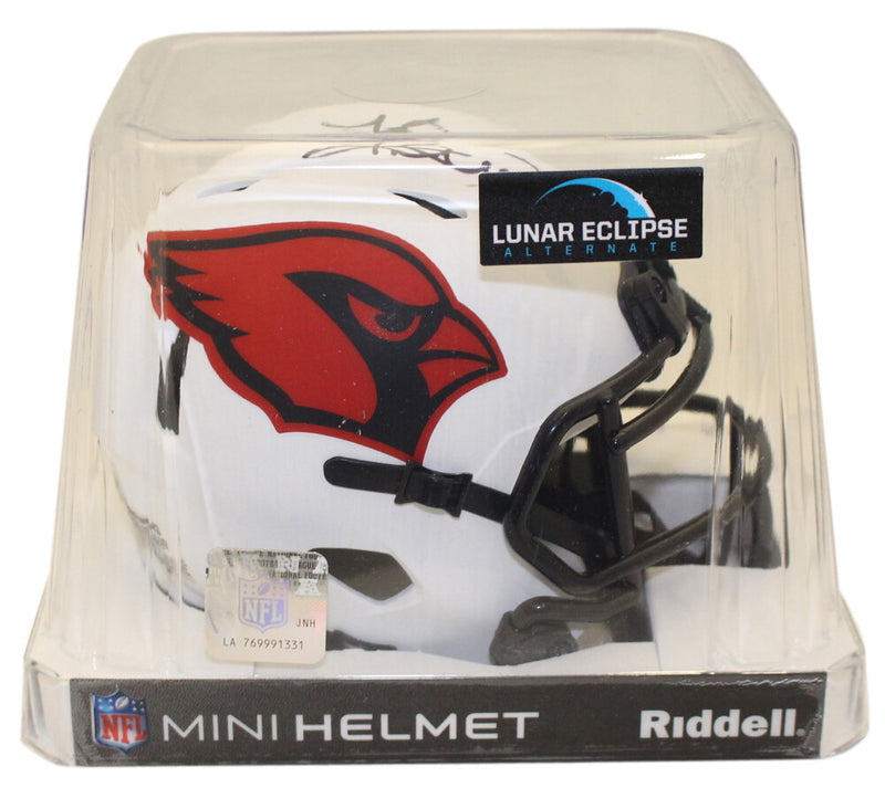Kurt Warner Arizona Cardinals Autographed Lunar Mini Helmet Beckett