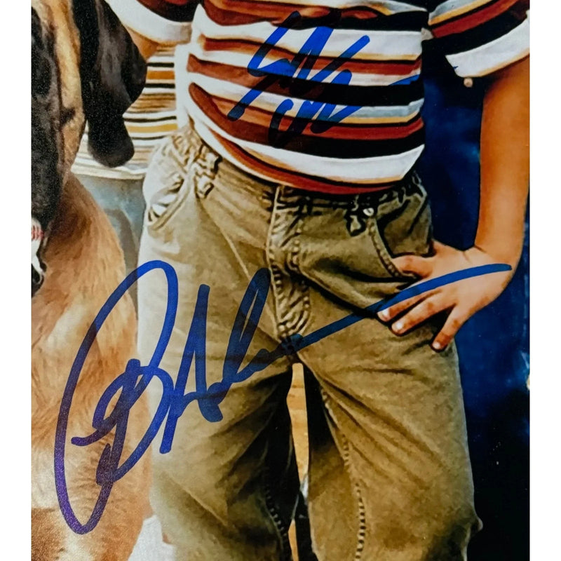 Sandlot Cast Autographed 11x14 Home Plate Photo
