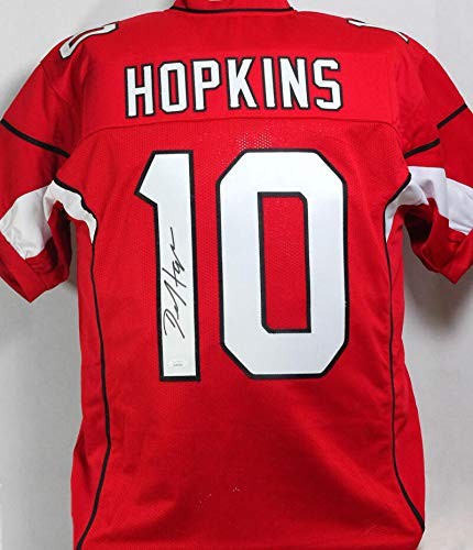 DeAndre Hopkins Signed Red Custom Football Jersey